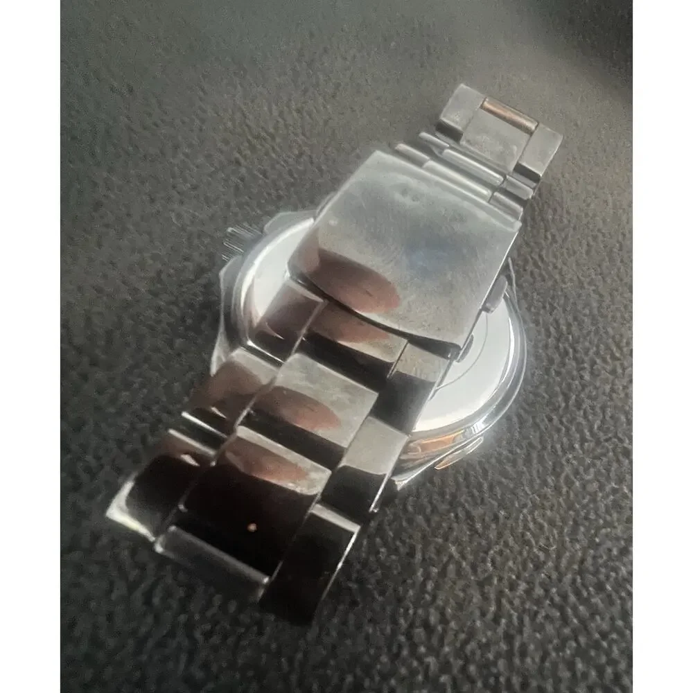 Guess Rush 42mm WaterPro Master Calendar, Day, Date. Black New Battery.